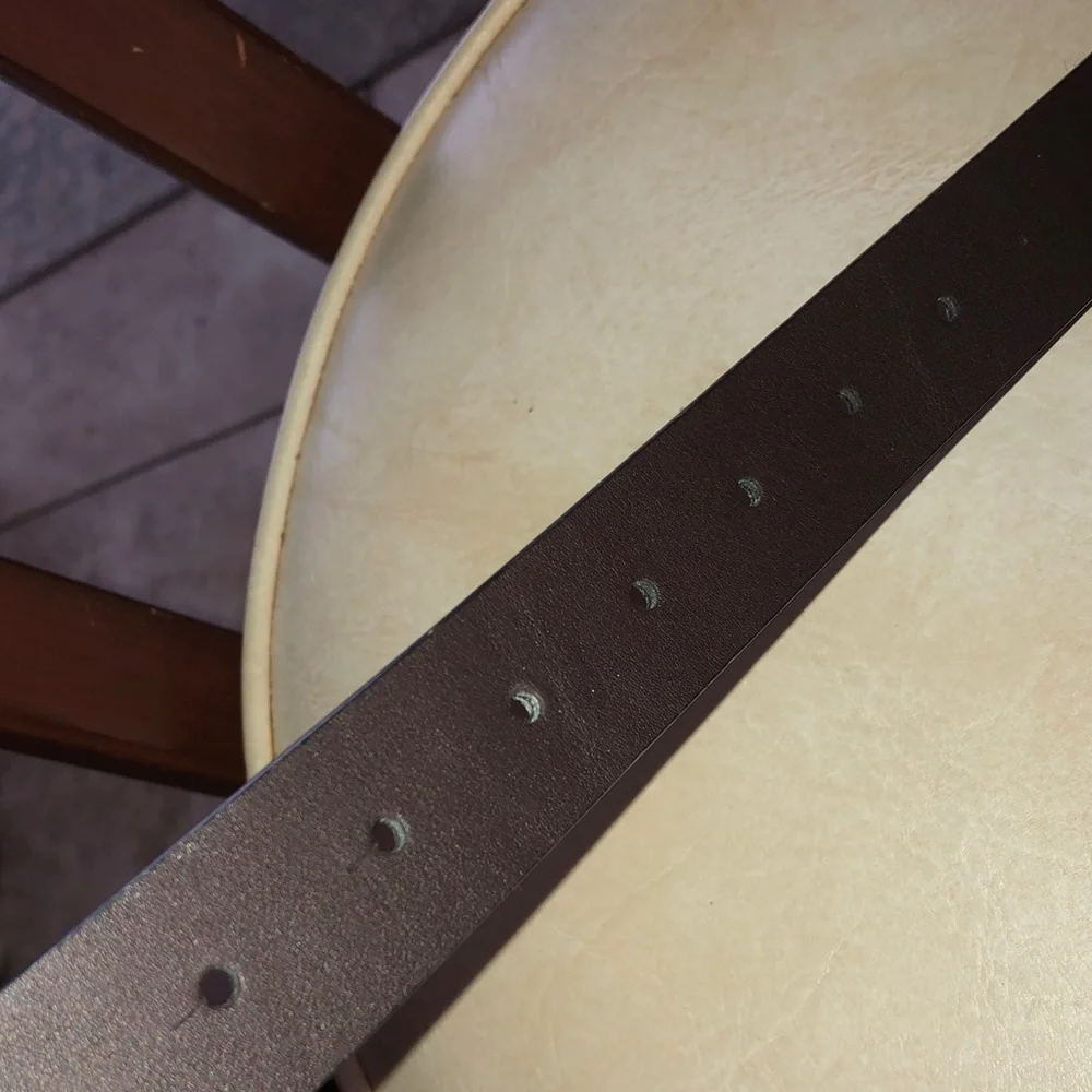 Calvin Klein double side  Belt with Silver CK Buckle